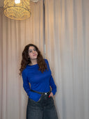THE SHIRT PROJECT - LONGSLEEVE BRIGHT BLUE