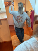 THE SHIRT PROJECT - SUPERHERO SWEATER SILVER MELANGE