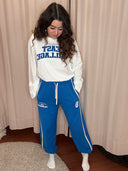 PENN & INK - LONGSLEEVE (W26F1988) WHITE/STRONG BLUE