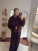 CULTURE - CUCANAN FAUX JACKE COFFEEBEAN