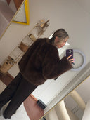 CULTURE - CUCANAN FAUX JACKE COFFEEBEAN