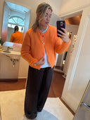 LOU & ODETTE - BEATRICE CARDIGAN ORANGE