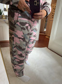 JOGGINGHOSE CAMOUFLAGE ROSA