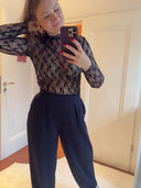 THE SHIRT PROJECT - STOFFHOSE SCHWARZ