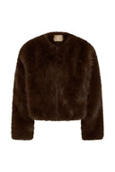 CULTURE - CUCANAN FAUX JACKE COFFEEBEAN