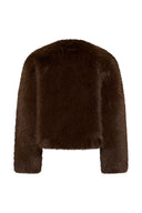CULTURE - CUCANAN FAUX JACKE COFFEEBEAN