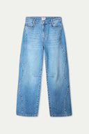 POM AMSTERDAM JEANS JACKY STUDS MID BLUE
