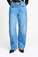POM AMSTERDAM JEANS JACKY STUDS MID BLUE