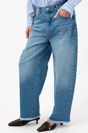 THE SHIRT PROJECT - BARREL-LEG JEANS BLAU