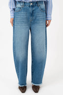 THE SHIRT PROJECT - BARREL-LEG JEANS BLAU