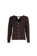 LOU & ODETTE - JESSICA CARDIGAN CHOCOLATE