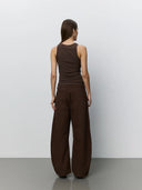 SOFIE SCHNOOR JULLIESW TOP BROWN FUDGE