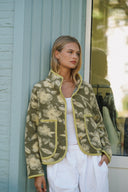 LOU & ODETTE - AUDREY JACKE KHAKI/GELB
