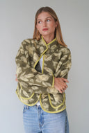 LOU & ODETTE - AUDREY JACKE KHAKI/GELB