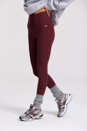 DEBLON - CLASSIC LEGGINGS HIGH WAISTBAND BORDEAUX