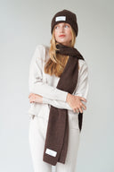 LOU & ODETTE - JULIETTE SCHAL CHOCOLATE
