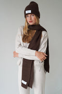 LOU & ODETTE - JULIETTE SCHAL CHOCOLATE