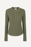 OH APRIL - MARIS SLIM FIT LONGSLEEVE OLIVE