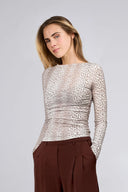 MAEVE LONGSLEEVE MICRO LEO BEIGE