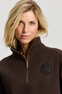 DEBLON - NELLE SWEATER DUSK BROWN