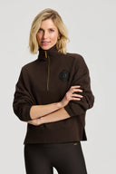 DEBLON - NELLE SWEATER DUSK BROWN