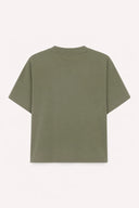 OH APRIL ELLA BOXY T-SHIRT OLIVE