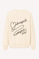 OH APRIL - OV SWEATER RAGLAN COWGIRL ERA OFF WHITE