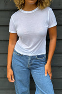 OH APRIL - SLIM FIT T-SHIRT OFF WHITE