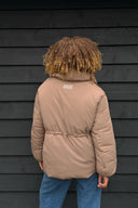OH APRIL - WENDBARE PUFFER JACKE NANCY TAUPE