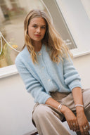 LOU & ODETTE - BEATRICE CARDIGAN PASTELBLUE
