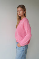 LOU & ODETTE - BEATRICE CARDIGAN CANDYPINK