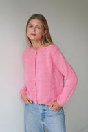LOU & ODETTE - BEATRICE CARDIGAN CANDYPINK