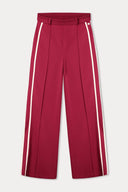 POM AMSTERDAM - HOSE NORA BURGUNDY RED
