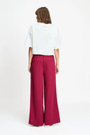 POM AMSTERDAM - HOSE NORA BURGUNDY RED