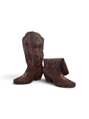 WESTERN BOOTS DUNKELBRAUN