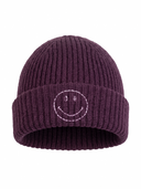THE SHIRT PROJECT - SMILEY MÜTZE BORDEAUX