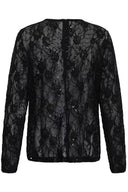 CULTURE - CUROBIN SPITZENBLUSE MIT PAILLETTEN