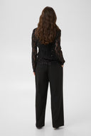 CULTURE - CUROBIN SPITZENBLUSE MIT PAILLETTEN