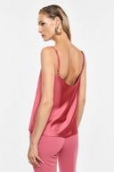 IMPERIAL FASHION - TOP MIT DÜNNEN TRÄGERN ROSA