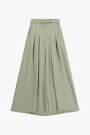 IMPERIAL FASHION - PALOZZO HOSE MIT HOHEM BUND SEA GRASS