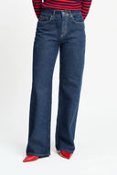 POM AMSTERDAM - JEANS JULIA SHIMMER DARK BLUE