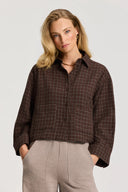 DEBLON - SILLIA SHIRT BROWN BLACK
