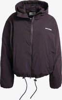 SMITH & SOUL - KAPUZENJACKE MIT LOGO DARK CHOC