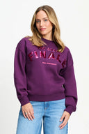 POM AMSTERDAM - SWEATER SOPHIE PURPLE