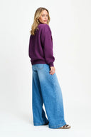 POM AMSTERDAM - SWEATER SOPHIE PURPLE