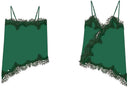 THE SHIRT PROJECT - SPITZENTOP PINEGREEN