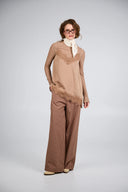 TAMI SATIN TOP BUTTER YELLOW